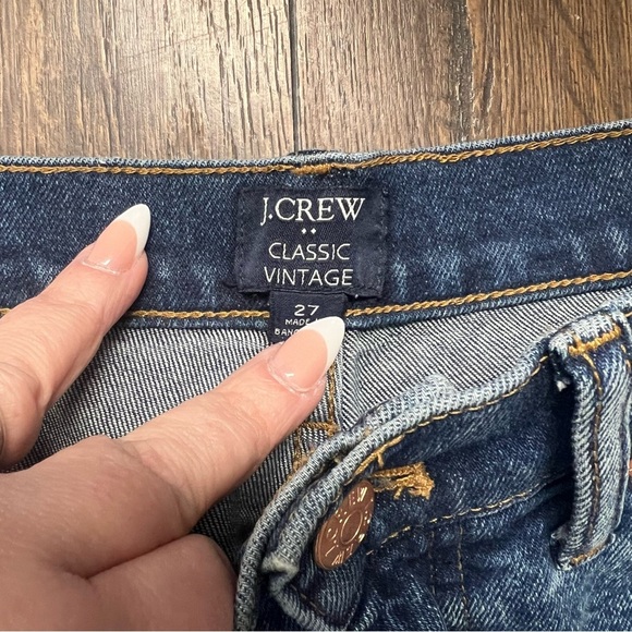 J. Crew Classic Vintage Blue Jeans SZ 27/4 - Picture 4 of 6